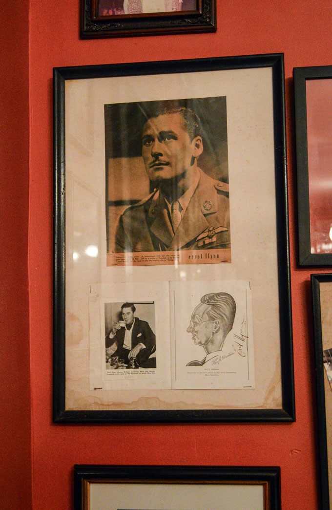 Errol Flynn Image Antoine's Restaurant New Orleans
