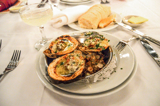 Charbroiled Oysters Antoine's Restaurant New Orleans